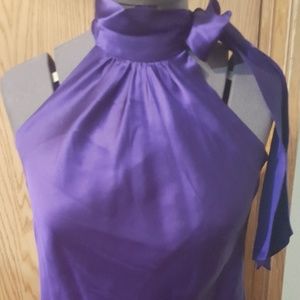Purple dressy top